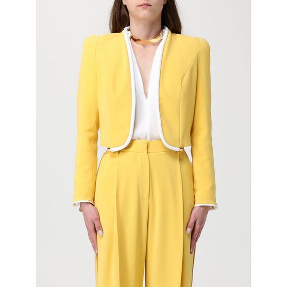 Elisabetta Franchi Jacket Woman Ivory